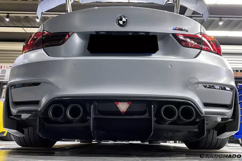 BMW M3 F80 & M4 F82 SM Style Carbon Fiber Rear Lip | 2014–2020 BMW M3 F80 & M4 F82 SM Style Carbon Fiber Rear Lip | 2014–2020