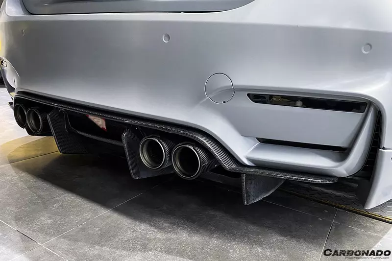 BMW M3 F80 / M4 F82 SM Style Carbon Fiber Rear Diffuser & Lip Kit (2014β2020) BMW M3 F80 / M4 F82 SM Style Carbon Fiber Rear Diffuser & Lip Kit (2014β2020)