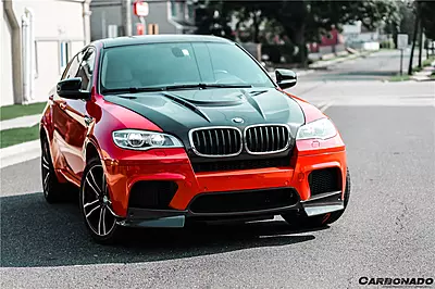 2008β2014 BMW E70/E71 X5M & X6M AK Style Carbon Fiber Front Lip 2008β2014 BMW E70/E71 X5M & X6M AK Style Carbon Fiber Front Lip