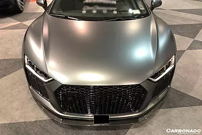 2016–2019 Audi R8 VRS Style Carbon Fiber Front Lip | Aero Performance Upgrade 2016–2019 Audi R8 VRS Style Carbon Fiber Front Lip | Aero Performance Upgrade
