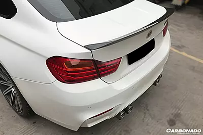 BMW M4 F82 D3 Style Carbon Fiber Trunk Spoiler (2014–2020 Coupe) BMW M4 F82 D3 Style Carbon Fiber Trunk Spoiler (2014–2020 Coupe)