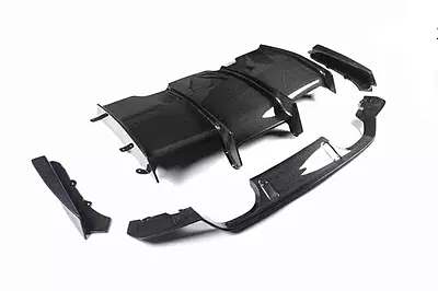 BMW F80 M3 / F82 M4 Carbon Fiber PSM Style Rear Diffuser β 4 Piece Set BMW F80 M3 / F82 M4 Carbon Fiber PSM Style Rear Diffuser β 4 Piece Set