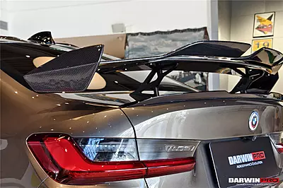 BKSSII Style Carbon Fiber Trunk Wing with Wing Legs β BMW M3 G80 BKSSII Style Carbon Fiber Trunk Wing with Wing Legs β BMW M3 G80