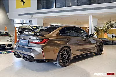 BKSSII Style Carbon Fiber Trunk Wing with Wing Legs β BMW M3 G80 BKSSII Style Carbon Fiber Trunk Wing with Wing Legs β BMW M3 G80