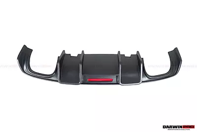 2013–2016 Audi S3 / A3 S-Line Sedan BKSS Style Rear Diffuser with LED Light