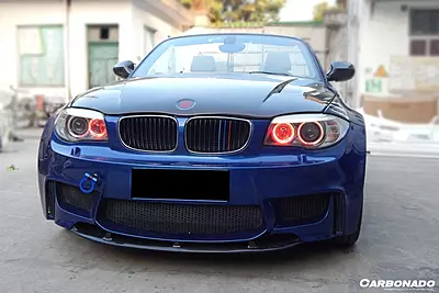 2008–2013 BMW 1 Series E82 / E88 1M Style Front Bumper – Aggressive Upgrade 2008–2013 BMW 1 Series E82 / E88 1M Style Front Bumper – Aggressive Upgrade