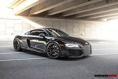 2009–2015 Audi R8 Coupe / Spyder Carbon Style Side Blades | CFRP + FGCF Finish 2009–2015 Audi R8 Coupe / Spyder Carbon Style Side Blades | CFRP + FGCF Finish
