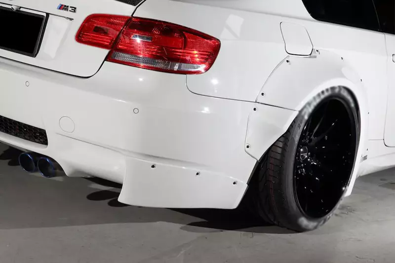 BMW M3 E92/E93 LB Style Rear Cap Splitters | 2008–2012
