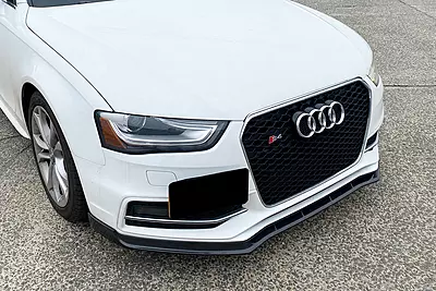 2013–2015 Audi S4/A4 Sport VRS Style Carbon Fiber Front Lip | Aggressive & Aerodynamic Upgrade 2013–2015 Audi S4/A4 Sport VRS Style Carbon Fiber Front Lip | Aggressive & Aerodynamic Upgrade