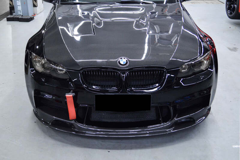 2008–2012 BMW M3 E90/E92/E93 VRS Style Carbon Fiber Front Lip 2008–2012 BMW M3 E90/E92/E93 VRS Style Carbon Fiber Front Lip