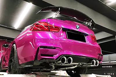 BMW M3 F80 & M4 F82 SM Style Carbon Fiber Rear Lip | 2014–2020 BMW M3 F80 & M4 F82 SM Style Carbon Fiber Rear Lip | 2014–2020