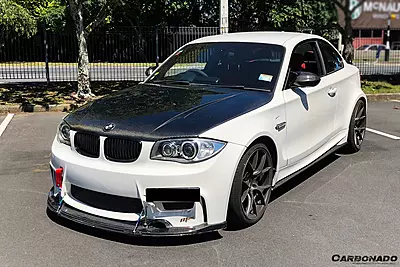 BMW 1 Series E82 E88 1M RZ Style Carbon Fiber Hood (2008–2013) BMW 1 Series E82 E88 1M RZ Style Carbon Fiber Hood (2008–2013)