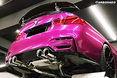 BMW M3 F80 & M4 F82 SM Style Carbon Fiber Rear Lip | 2014–2020 BMW M3 F80 & M4 F82 SM Style Carbon Fiber Rear Lip | 2014–2020
