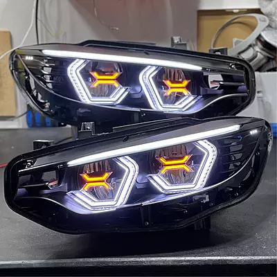 Pre-Built Vision Concept Headlights w/ Amber Concept X β F8X M3/M4 & F32/F36 (2015β2017 LED Only) Pre-Built Vision Concept Headlights w/ Amber Concept X β F8X M3/M4 & F32/F36 (2015β2017 LED Only)
