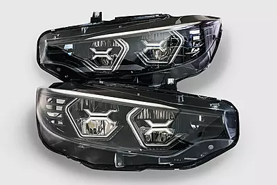 Pre-Built F8X F80 M3, F82/F83 M4, F32/F36 Vision Concept Headlights with Red Concept X Pre-Built F8X F80 M3, F82/F83 M4, F32/F36 Vision Concept Headlights with Red Concept X