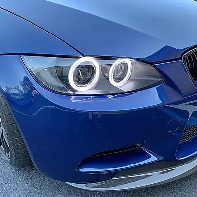BMW E9X M3 & 3 Series Coupe @ObsessedGarage Round Ring Headlight Retrofit Package BMW E9X M3 & 3 Series Coupe @ObsessedGarage Round Ring Headlight Retrofit Package