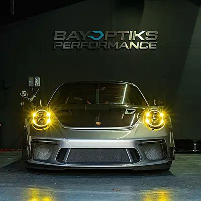 Motorsport Yellow DRL Upgrade Package for Porsche 991 Carrera, Turbo Motorsport Yellow DRL Upgrade Package for Porsche 991 Carrera, Turbo
