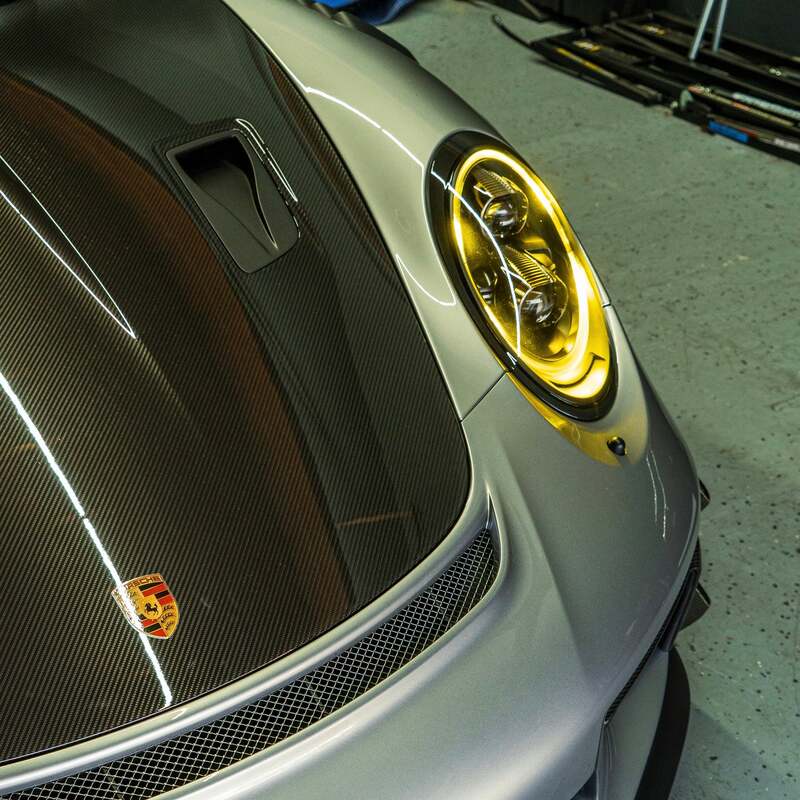 Motorsport Yellow DRL Upgrade Package for Porsche 991 Carrera, Turbo Motorsport Yellow DRL Upgrade Package for Porsche 991 Carrera, Turbo