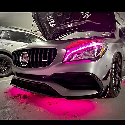 Mercedes A-Class W176 RGB DRL Module Upgrade β Bluetooth Multicolor LED Headlight Mod Mercedes A-Class W176 RGB DRL Module Upgrade β Bluetooth Multicolor LED Headlight Mod