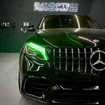 Mercedes GLC X253/C253 RGB DRL Module Upgrade – Multicolor Bluetooth LED Headlight Mod Mercedes GLC X253/C253 RGB DRL Module Upgrade – Multicolor Bluetooth LED Headlight Mod