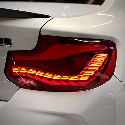 Sequential OLED GTS Style Taillights β BMW F87 M2 & F22 2 Series (2014β2021) Sequential OLED GTS Style Taillights β BMW F87 M2 & F22 2 Series (2014β2021)