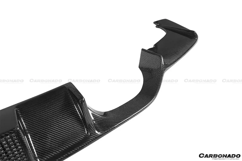 BMW M3 F80 & M4 F82 KNF Style Carbon Fiber Rear Diffuser with LED Light (2014–2020) BMW M3 F80 & M4 F82 KNF Style Carbon Fiber Rear Diffuser with LED Light (2014–2020)