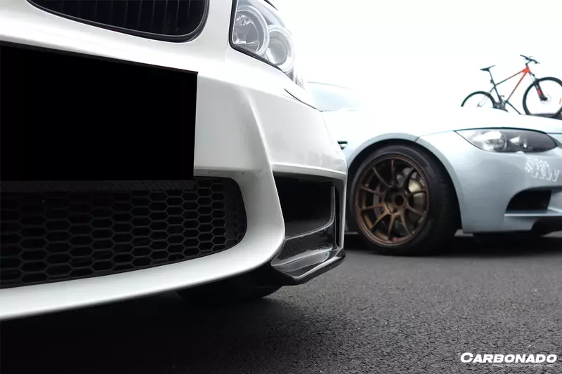 2008–2013 BMW 1M AF Style Carbon Fiber Front Lip Splitter
