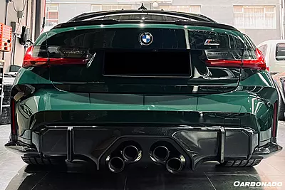 BMW M3 G80 / M4 G82 G83 OEM Style Carbon Fiber Rear Diffuser Trim Lip | 2021–2025 BMW M3 G80 / M4 G82 G83 OEM Style Carbon Fiber Rear Diffuser Trim Lip | 2021–2025