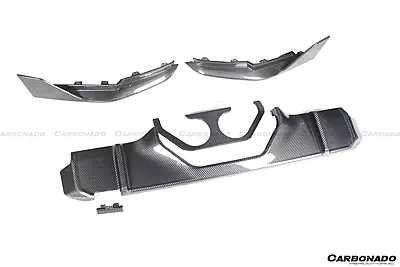 BMW M3 G80 MP Style Dry Carbon Fiber Middle Rear Lip with Winglets | 2021–2025 BMW M3 G80 MP Style Dry Carbon Fiber Middle Rear Lip with Winglets | 2021–2025