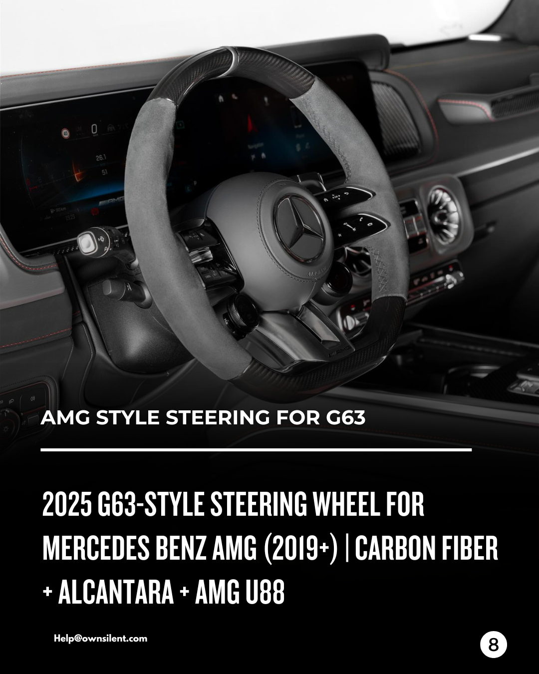 Mercedes Benz G-Class W465 G63 2025 Dragonfly Steering Wheel with Amg U88 G63 Mercedes Benz G-Class W465 G63 2025 Dragonfly Steering Wheel with Amg U88 G63