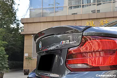 2016β2021 BMW 2 Series M2 & M2C F87 / F22 VRS Style Carbon Fiber Trunk Spoiler 2016β2021 BMW 2 Series M2 & M2C F87 / F22 VRS Style Carbon Fiber Trunk Spoiler