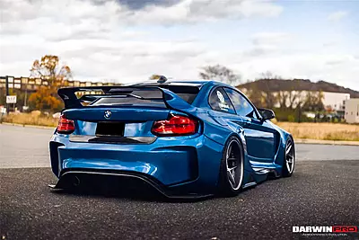 BMW M2 F87 & 2 Series F22 VR Style Carbon Fiber Roof Spoiler | 2014–2021 BMW M2 F87 & 2 Series F22 VR Style Carbon Fiber Roof Spoiler | 2014–2021