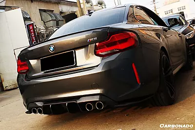2016β2020 BMW M2 F87 VRS Style Carbon Fiber Rear Lip 2016β2020 BMW M2 F87 VRS Style Carbon Fiber Rear Lip