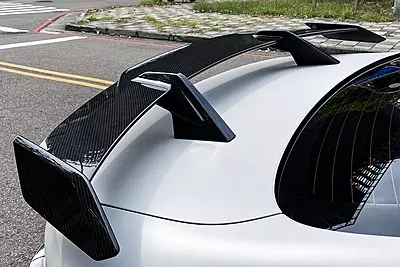 BMW M3 G80, M4 G82/G83, G20 3 Series, G22 4 Series MP Style Carbon Fiber Trunk Spoiler Wing (2021+) BMW M3 G80, M4 G82/G83, G20 3 Series, G22 4 Series MP Style Carbon Fiber Trunk Spoiler Wing (2021+)