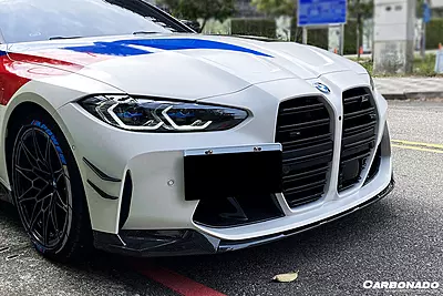 BMW M3 G80 / M4 G82 G83 MP Style Carbon Fiber Front Canards | 2021–2025 BMW M3 G80 / M4 G82 G83 MP Style Carbon Fiber Front Canards | 2021–2025