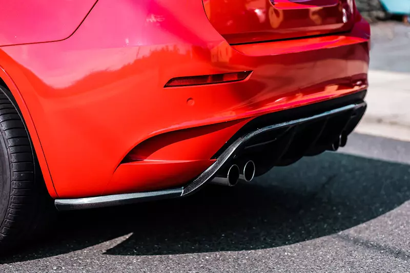 2009β2014 BMW E71 X6M VS Style Carbon Fiber Rear Diffuser 2009β2014 BMW E71 X6M VS Style Carbon Fiber Rear Diffuser