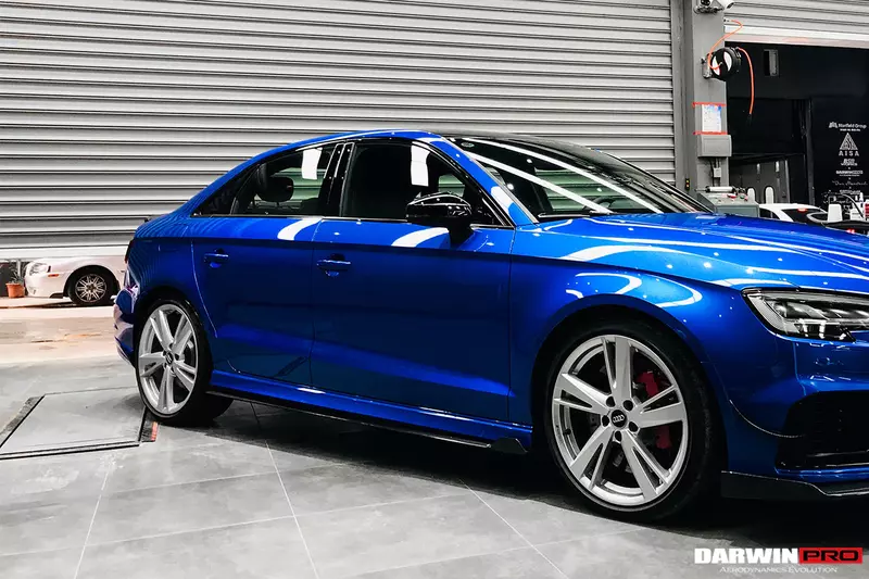 2019–2020 Audi RS3 BKSS Style Carbon Fiber Side Skirts Under Board | Aero & Styling Upgrade 2019–2020 Audi RS3 BKSS Style Carbon Fiber Side Skirts Under Board | Aero & Styling Upgrade
