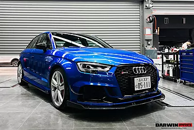 2019–2020 Audi RS3 BKSS Style Carbon Fiber Side Skirts Under Board | Aero & Styling Upgrade 2019–2020 Audi RS3 BKSS Style Carbon Fiber Side Skirts Under Board | Aero & Styling Upgrade