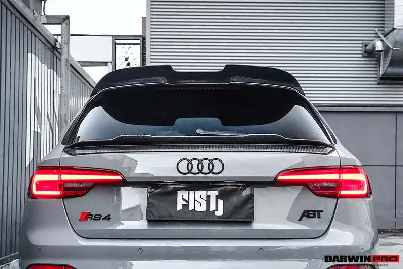 2017–2024 Audi RS4 B9 & B9.5 BKSS Style Carbon Fiber Roof Spoiler | Performance & Aero Upgrade
