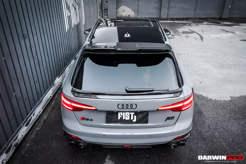 2017–2024 Audi RS4 B9 & B9.5 BKSS Style Carbon Fiber Roof Spoiler | Performance & Aero Upgrade