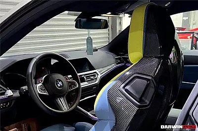 2021–2025 BMW M4 G82 / G83 Carbon Fiber Seat-Back Covers – OE Fit Interior Upgrade 2021–2025 BMW M4 G82 / G83 Carbon Fiber Seat-Back Covers – OE Fit Interior Upgrade