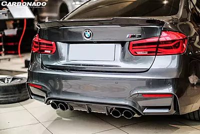 2014β2020 BMW M3 F80 / 3 Series F30 F35 VRS Style Carbon Fiber Trunk Spoiler 2014β2020 BMW M3 F80 / 3 Series F30 F35 VRS Style Carbon Fiber Trunk Spoiler