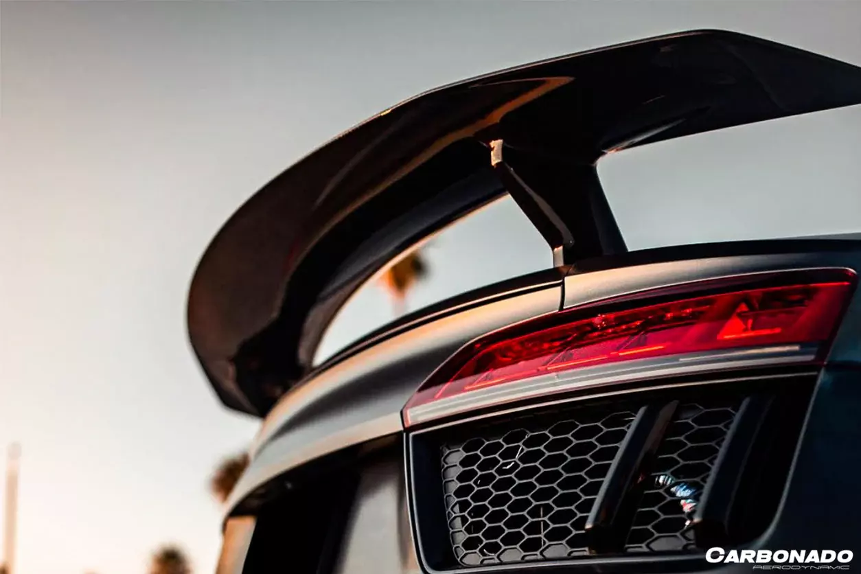 2016–2019 Audi R8 VRS Style Carbon Fiber Trunk Spoiler | Performance Aero Upgrade 2016–2019 Audi R8 VRS Style Carbon Fiber Trunk Spoiler | Performance Aero Upgrade