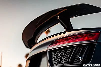 2016–2019 Audi R8 VRS Style Carbon Fiber Trunk Spoiler | Performance Aero Upgrade 2016–2019 Audi R8 VRS Style Carbon Fiber Trunk Spoiler | Performance Aero Upgrade