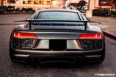 2016–2019 Audi R8 VRS Style Carbon Fiber Trunk Spoiler | Performance Aero Upgrade 2016–2019 Audi R8 VRS Style Carbon Fiber Trunk Spoiler | Performance Aero Upgrade