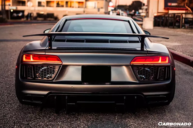 2016–2019 Audi R8 VRS Style Carbon Fiber Trunk Spoiler | Performance Aero Upgrade