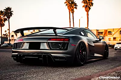 2016–2019 Audi R8 VRS Style Carbon Fiber Rear Diffuser | Coupe & Spyder Aero Upgrade 2016–2019 Audi R8 VRS Style Carbon Fiber Rear Diffuser | Coupe & Spyder Aero Upgrade