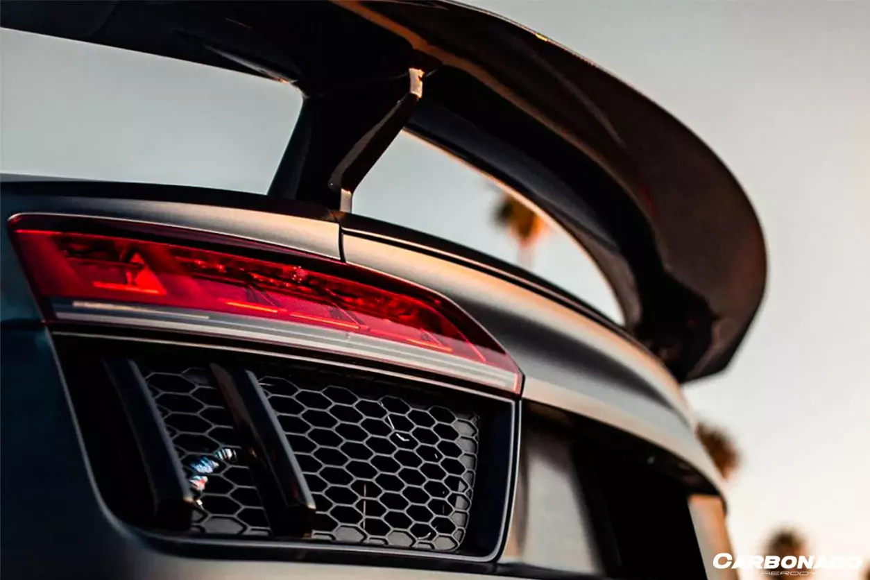 2016–2019 Audi R8 VRS Style Carbon Fiber Trunk Spoiler | Performance Aero Upgrade 2016–2019 Audi R8 VRS Style Carbon Fiber Trunk Spoiler | Performance Aero Upgrade