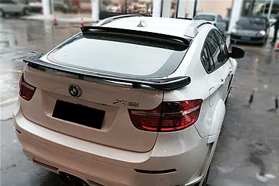 2008–2014 BMW E71 X6 & X6M HM Style Carbon Fiber Roof Spoiler 2008–2014 BMW E71 X6 & X6M HM Style Carbon Fiber Roof Spoiler