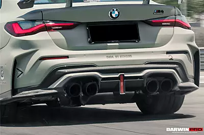 2021–2025 BMW M4 G82 / G83 BKSSII Style Rear Bumper with LED Light & Exhaust Tips 2021–2025 BMW M4 G82 / G83 BKSSII Style Rear Bumper with LED Light & Exhaust Tips